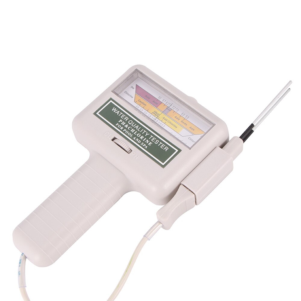 Testeri 2 in 1 vesi ph & kloori pc -101 taso kannettava digitaalinen ph mittari allas kylpylä analyyttiset instrumentit: B