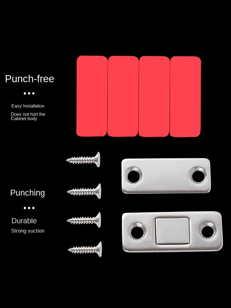 Sterke Magnetische Deurdranger Kast Schuifdeur Stop Magneet Ultra-Dunne Kast Vangsten Zuig Meubelbeslag Hardware
