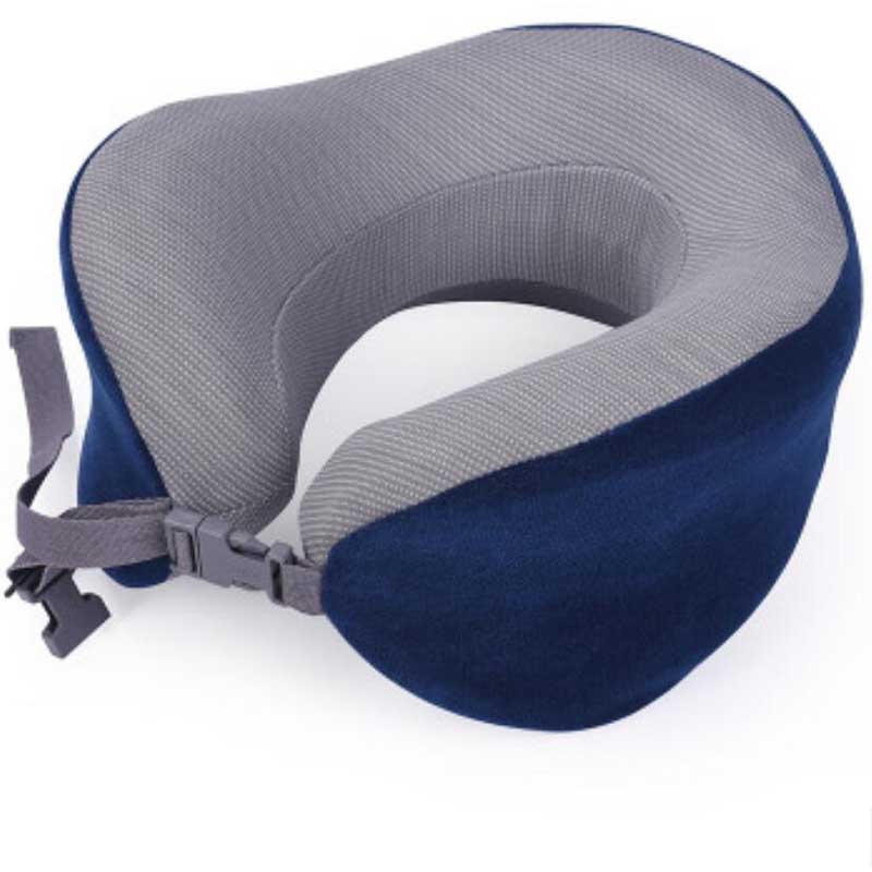 Appui-tête pliable coussin de voyage | Appui-tête pour avion bureau: therapy cloth blue 1