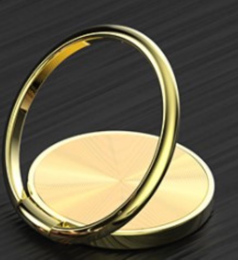 Luxury Metal Mobile Phone Ring Holder Telephone Cellular Support Accessories Magnetic Car Bracket Socket Stand For Mobile Phones: local gold