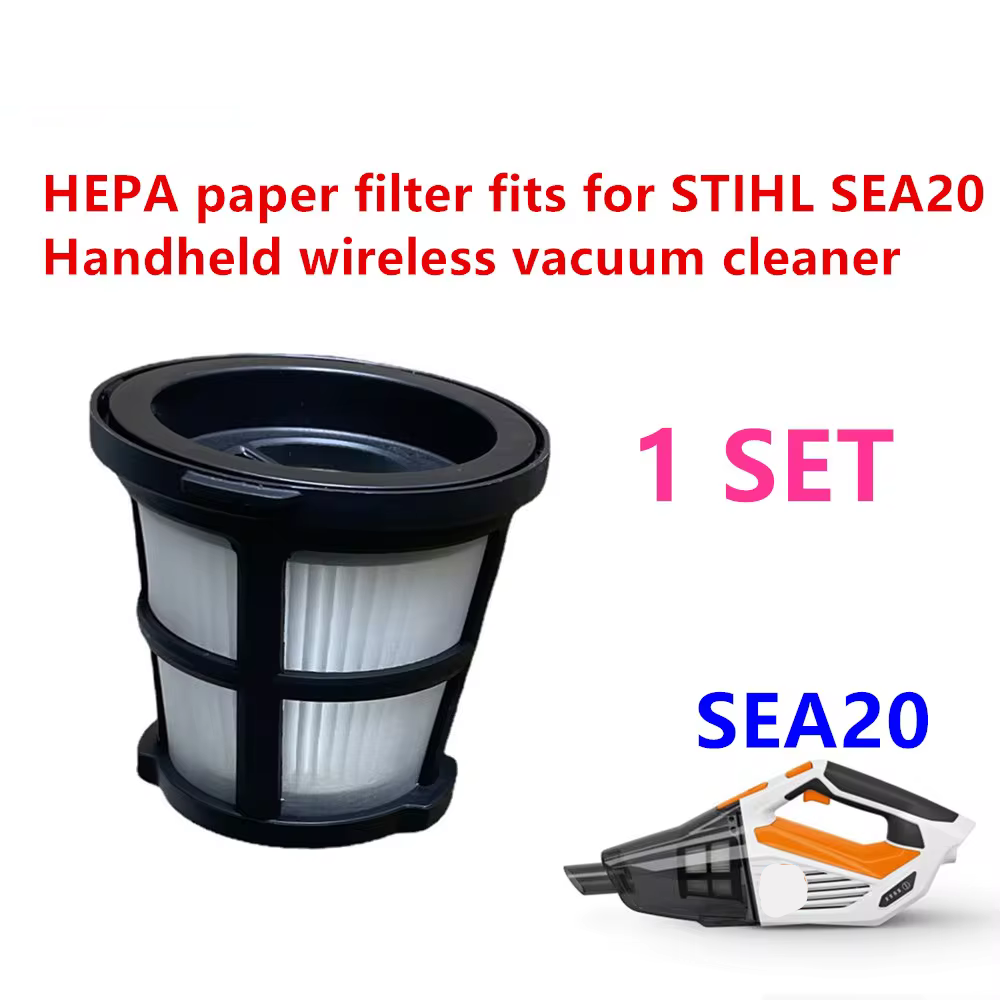 1 set hepa paper filter compatible with STIHL SEA20 Handheld wireless vacuum cleaner