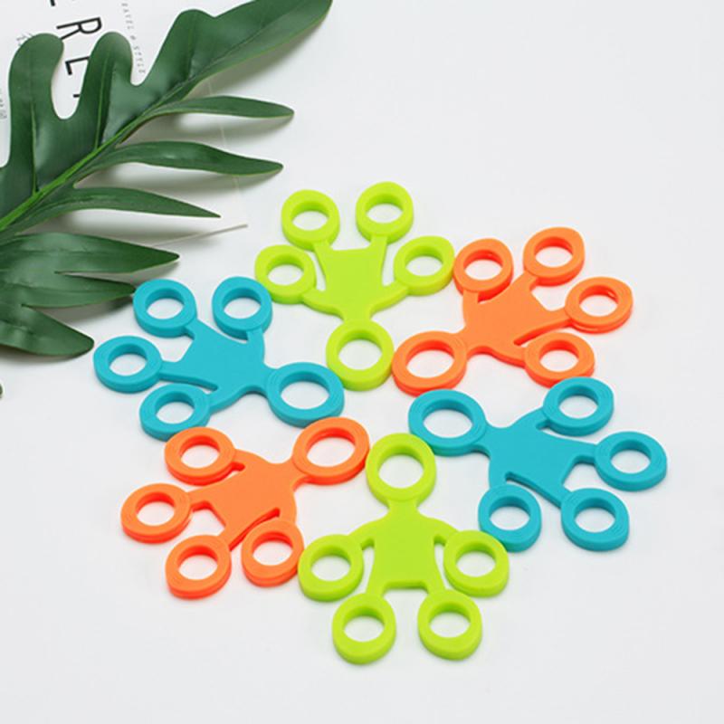 Hand Finger Strength Trainer Hand Resistance Bands Hand Extensor Exerciser Finger Grip Strengthener Strength Trainer Gripper