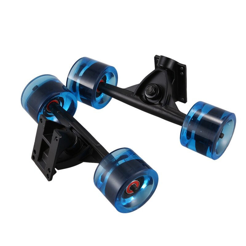 7inch Longboard Truck Wheels Set 4Pcs PU Wheels 8P... Grandado