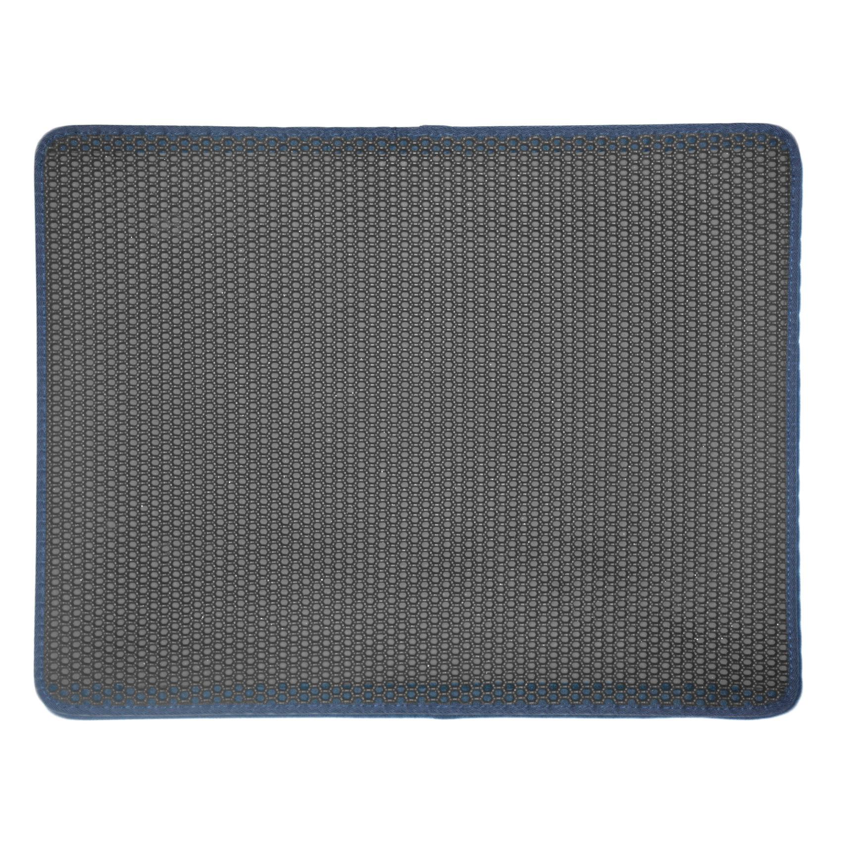 Waterdichte kattenbakmat voor huisdieren, eva dubbele kattenbakvulling, reinigingsproducten voor kattenbakmatten: Grijs / 5575cm