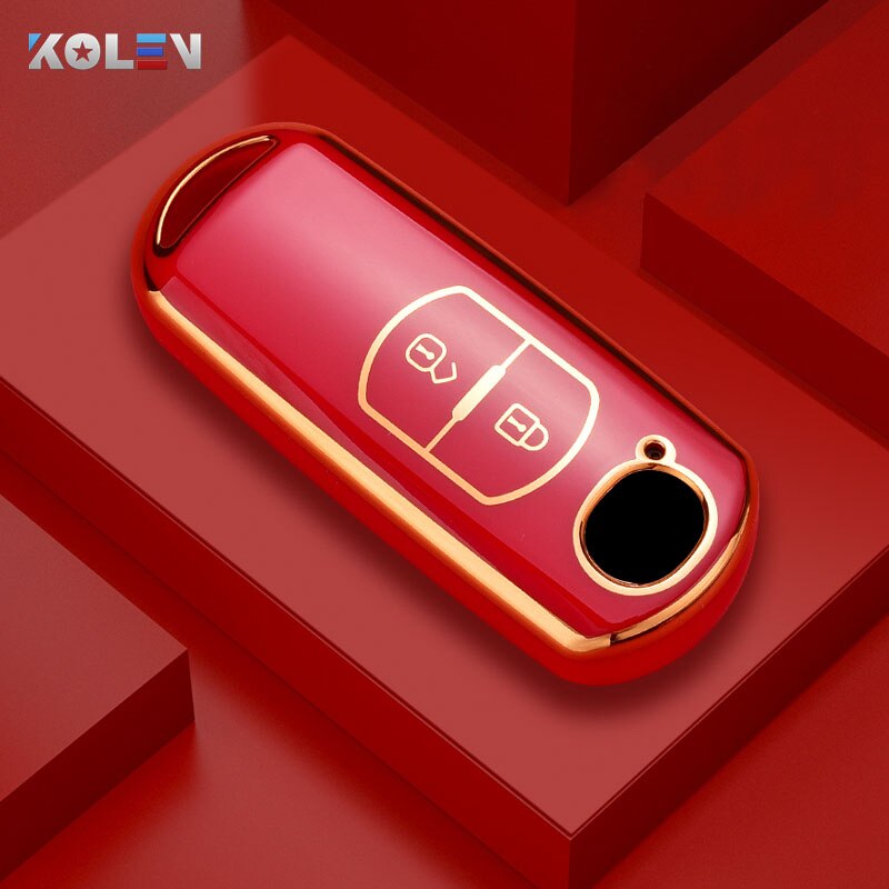 Modne etui z TPU na kluczyk zdalnego sterowania do Mazdy 2 3 5 6 BL BM GJ Atenza Axela Demio CX-3 CX3 CX-5 CX5 CX7 CX-9 CX8 Keyless