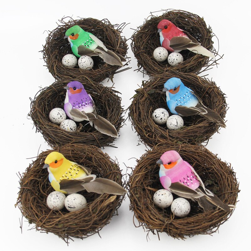 Jaula para pájaros hecha a mano, utilería de decoración Vintage, 6/8/10/12/15/20cm, para tienda óptica, accesorios de fotografía