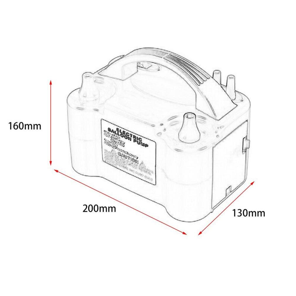 Electric Balloon Pump 220V Air Blower Ballons Party Decoration Pump for Balloons Portable Baloon Machine Not Helium EU/US plug