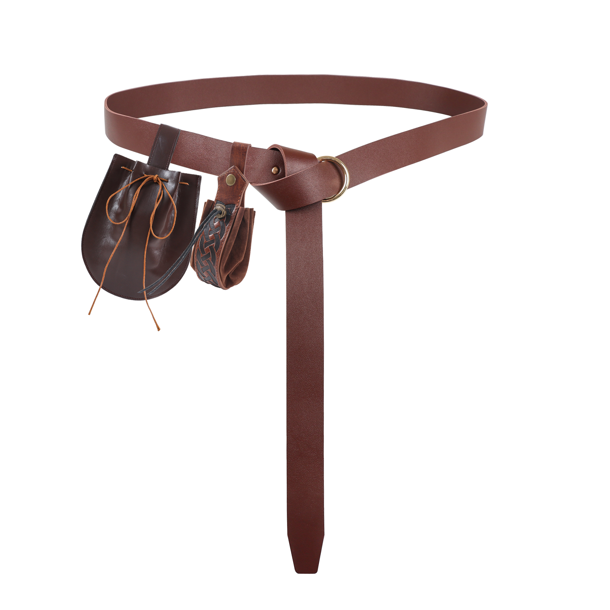 Cinturón Medieval de cuero PU para hombre y mujer, conjunto de armadura de cinturón vikingo Retro en relieve, pretina de caballero renacentista, accesorios de Cosplay de pirata