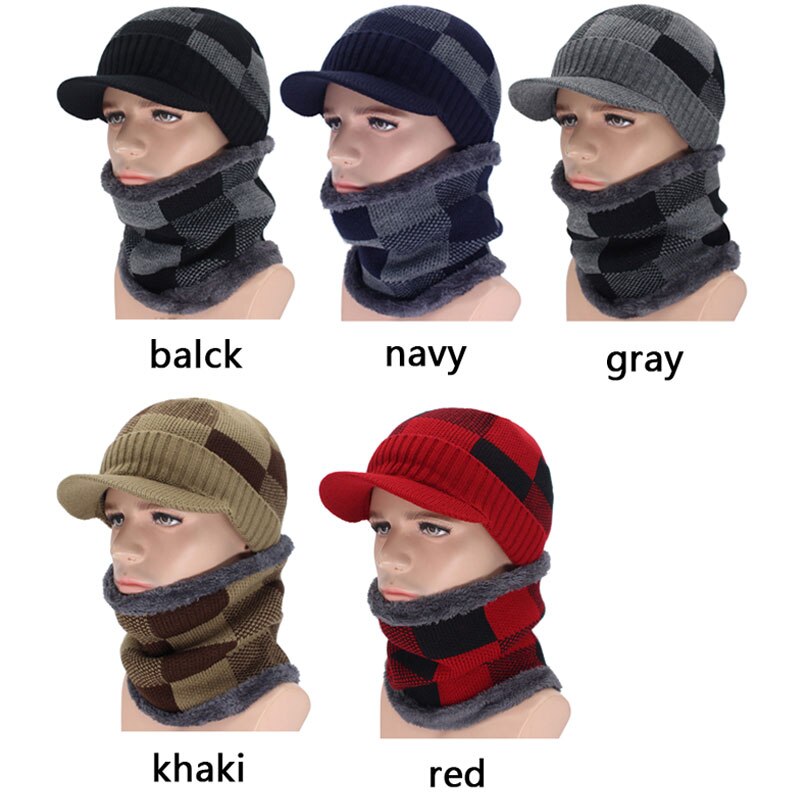 Skullies pipot miesten talvihatut miehille huivi neulottu hattu lippalakki naisten talvi pipo hattu uros homme gorro bonnet baseball lippalakit