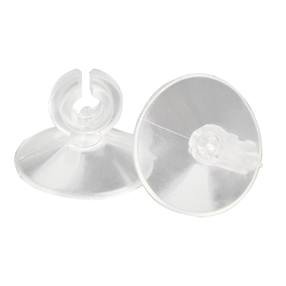 10x Aquarium-Saugnäpfe Mit Clips – Transparente Halter Für Schläuche & Rohre