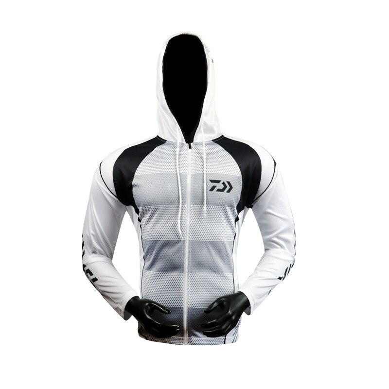 Outdoor fishing sun protection clothing men Breathable quick-drying UV fishing clothing long sleeve hooded Fishing clothing
