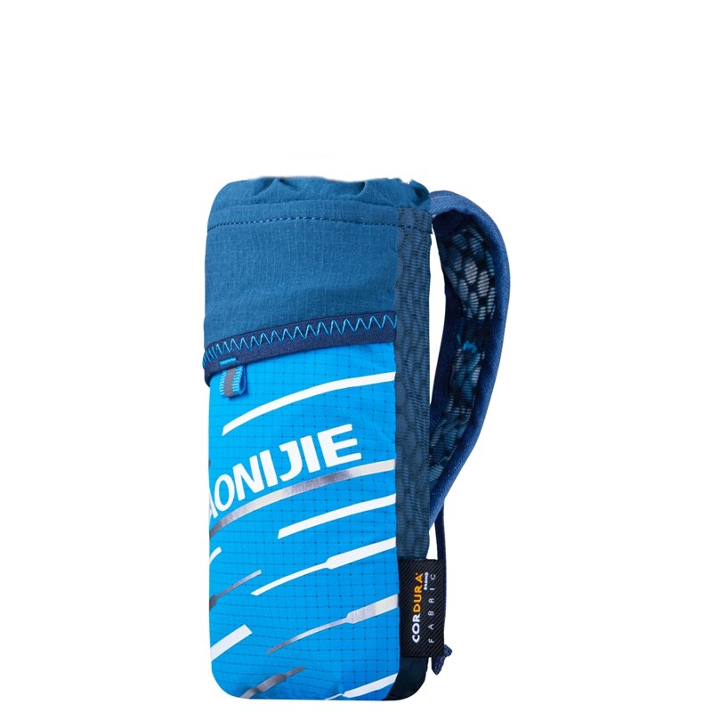 Aonijie ultralichte hydratatiepack, handtas voor zachte drinkflessen, waterfleshouder, telefoonhouder, etui voor outdoor kamperen en wandelen: Blauwe tas