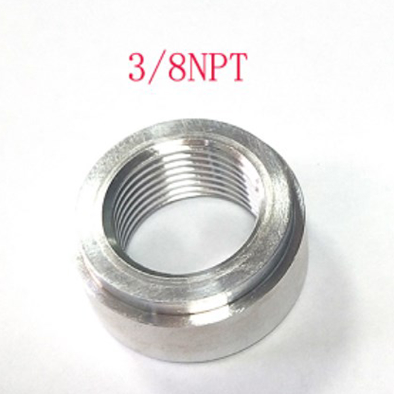 1/4NPT 1/2NPT 3/8NPT 1/8NPT 3/4NPT M16X1.5 M18X1.5 Female Aluminium Weld Nut Fitting Weld Round Bung: Pink
