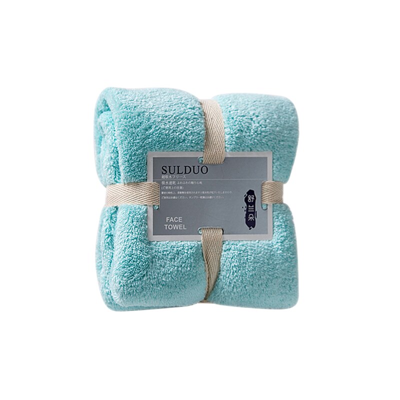 Washable Polyester-cotton Bathroom Towel Coral Velvet Towel Strong Water Absorpt Face Hand Towels Quick-Dry Bath Towels Wrap