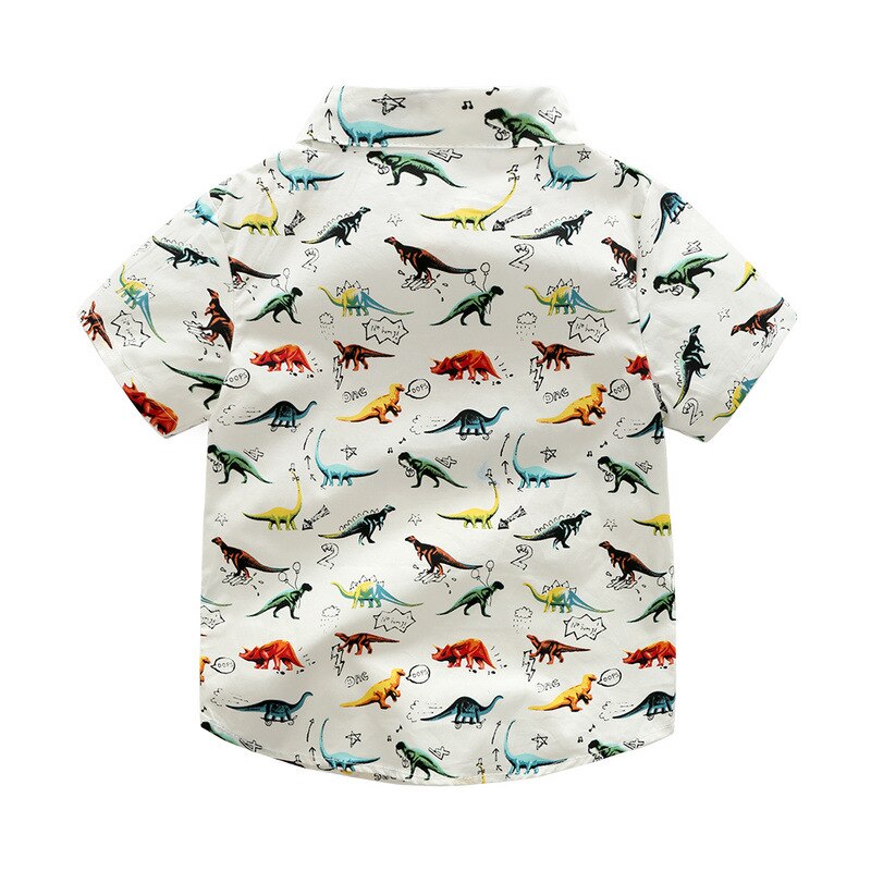 Dinosaurier Sommer Jungen Hemden Nette aufbringen Uniform Gerade freundlicher Hemd oben freundlicher Kleidung