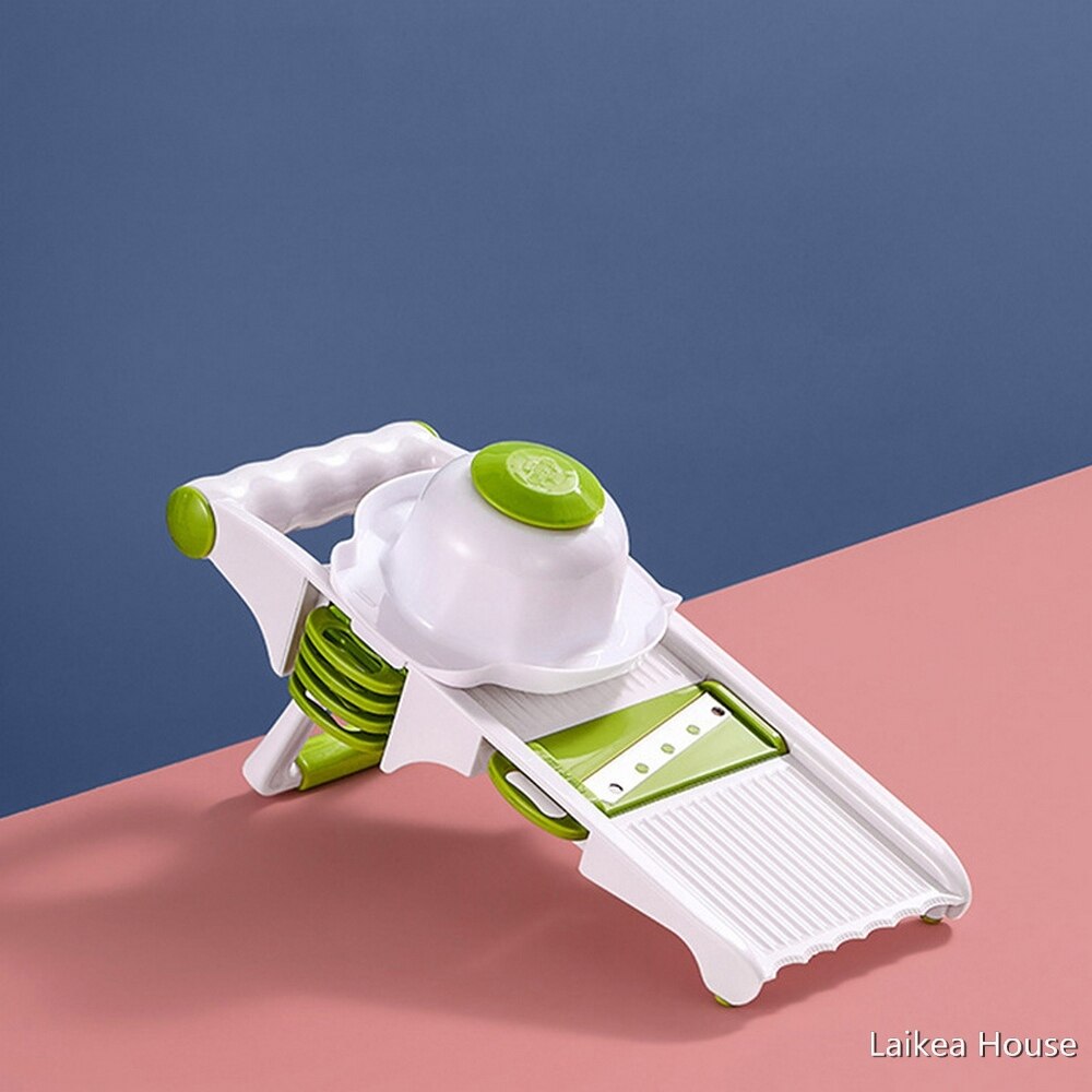 Vegetable Cutter Multi-Function Shredded Grid Slicer Potato Chips Mesh Flower Thin Slice Grater Household Kitchen Grater Tools: Default Title