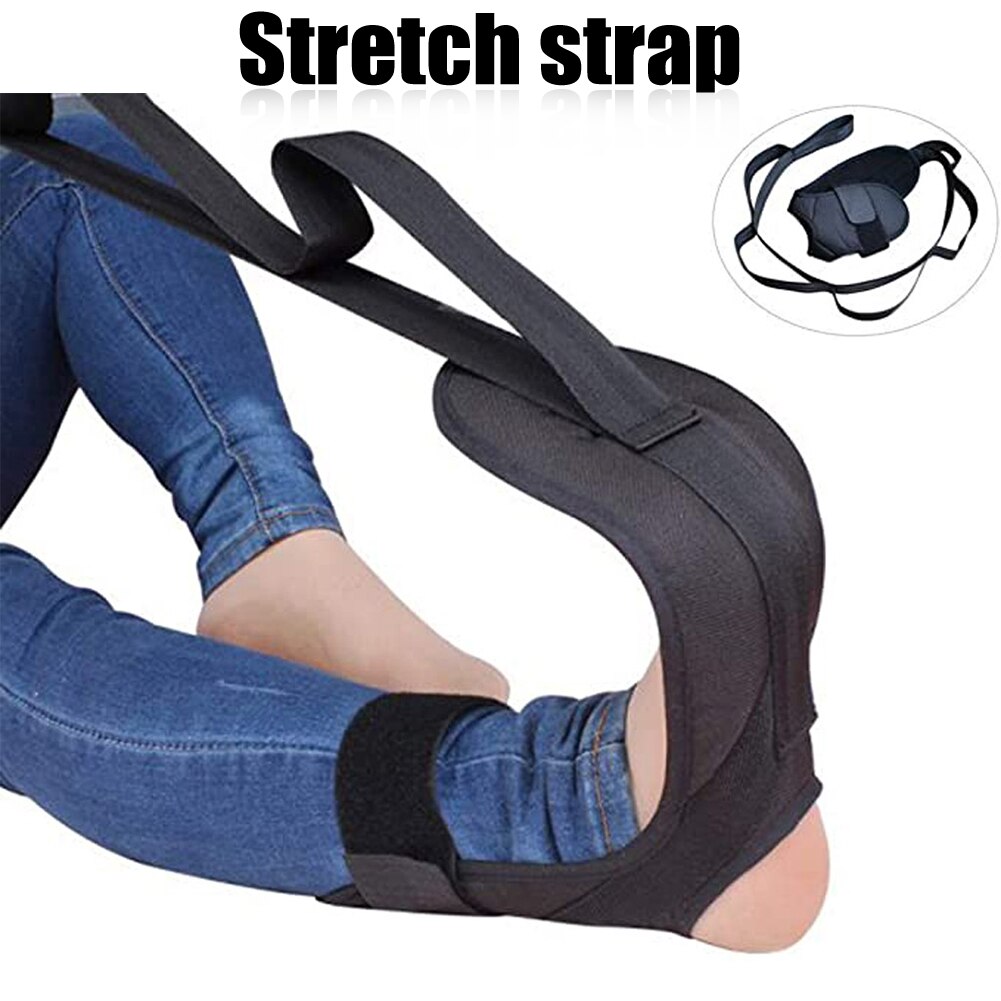 Flexibility Belt Yoga Stretch Strap Ballet Achilles Tendinitis Rehabilitation Plantar Fasciitis Heel Spurs Dancer Ankle Ligament