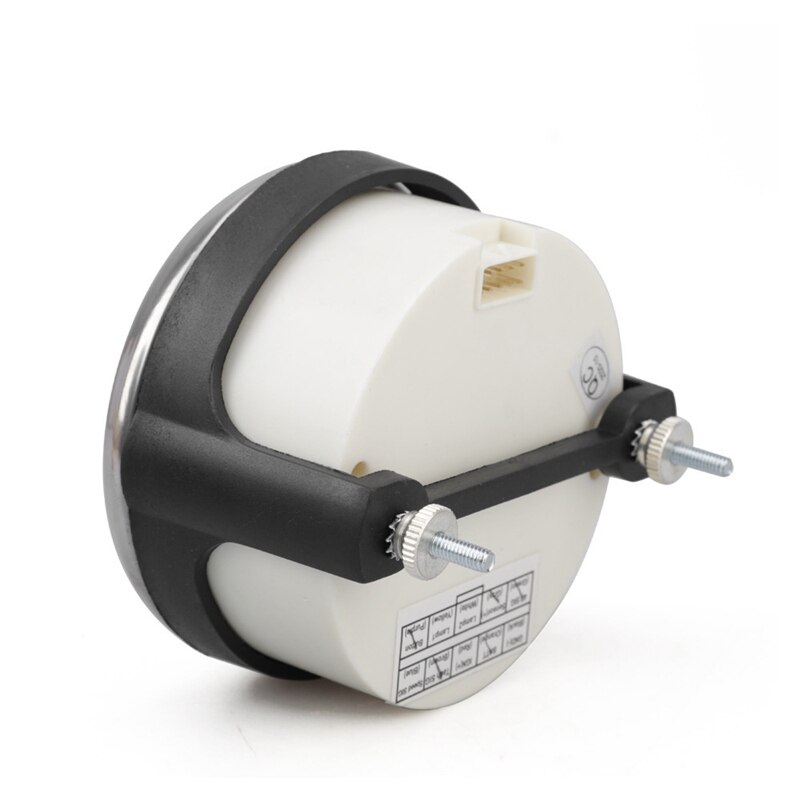 CNSPEED Universal GPS Tacho 12V/24V Kilometerzähler 85mm 220 Km/H für Auto Motorrad LCD Tachometer