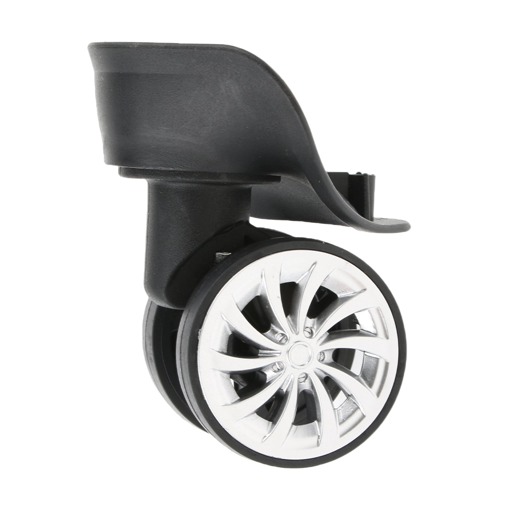 1 Pair Swivel Mute Suitcase Luggage Casters Replacement Wheels for Travelling A08 - You Need to Have a Strong Ability in DIY
