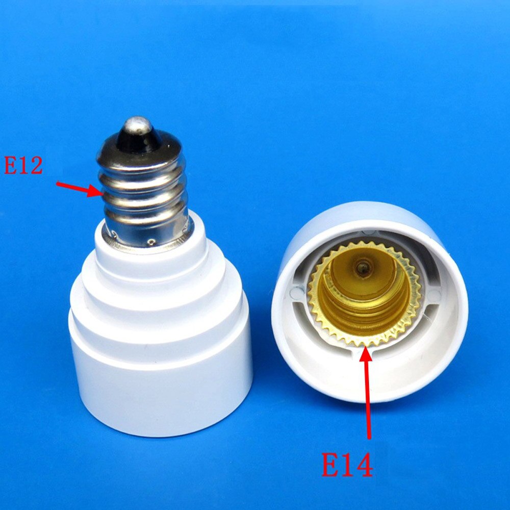 Lamp Converter E12 om E14 lamp adapter houder socket Lamp Base converter LED Verlichting Accessoires Verleng Adapter