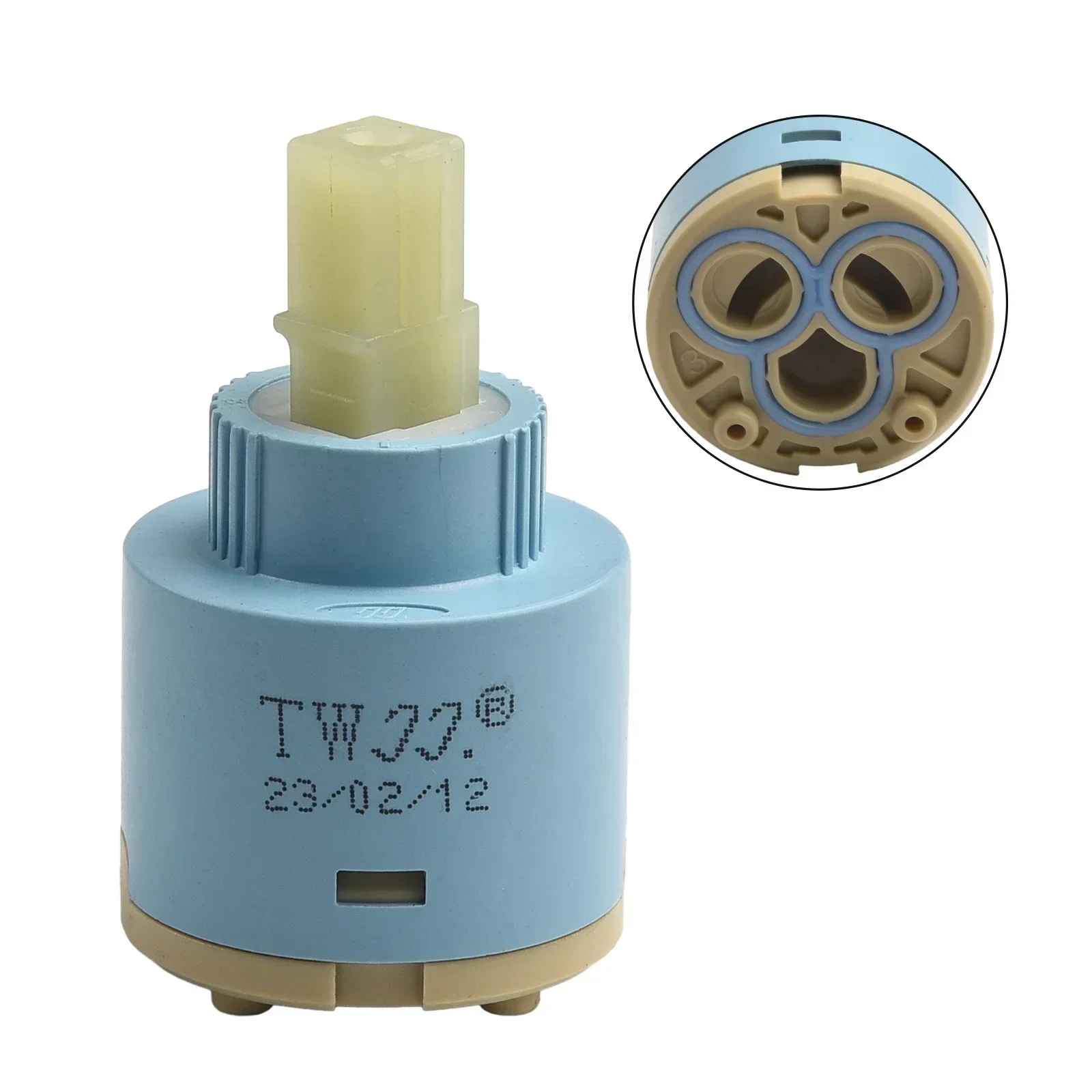 1pc Ceramic Tap Cartridge Valve Kitchen Tap Mixing High Spool Valve 35mm/40mm Home Hardware Replacement Accessories
