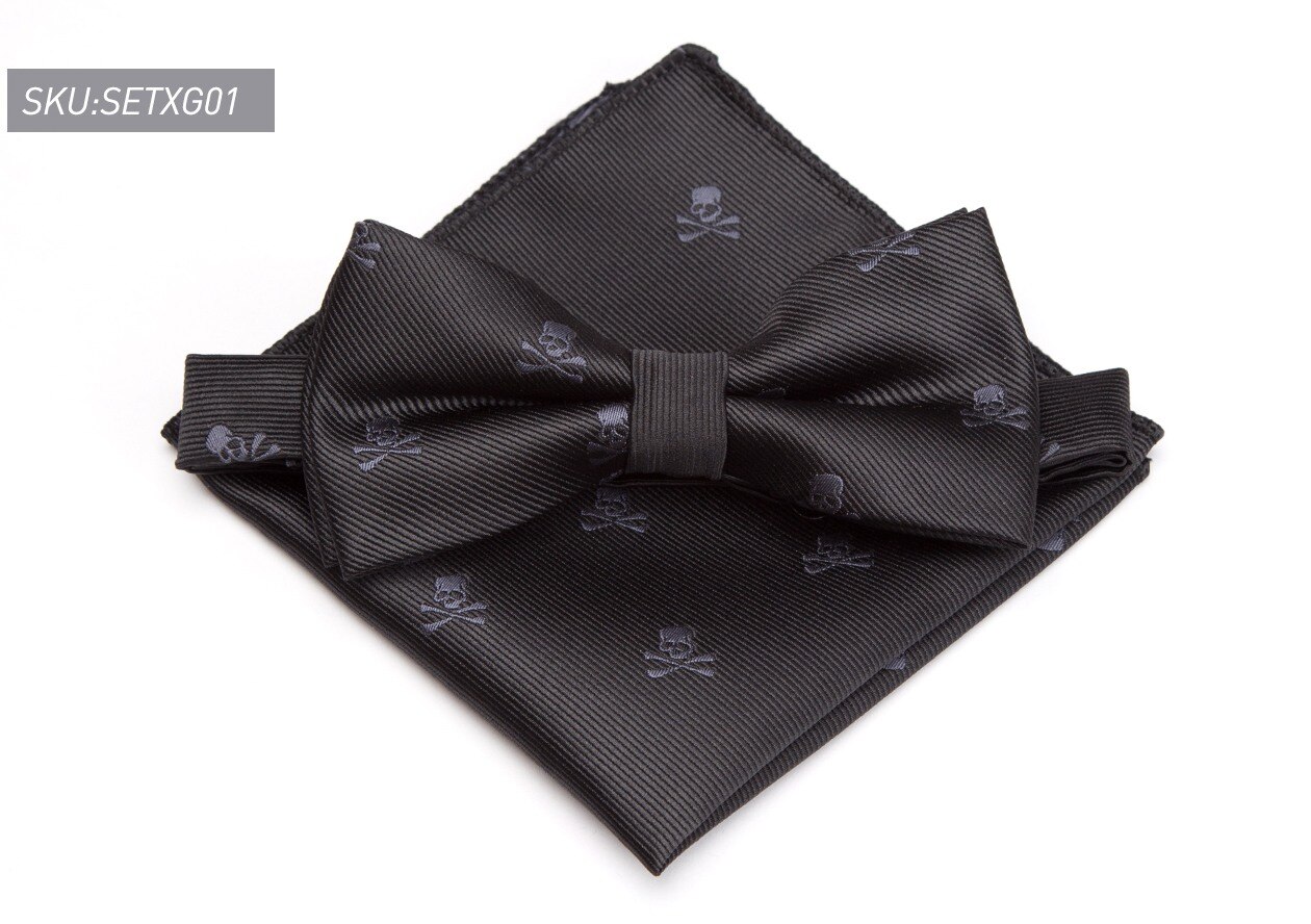 Costume pour hommes à motifs de Paisley | Ensemble noeud papillon ajustable, col, gravata, robe de mariage, fête, Jacquard, papillon: SETXG01