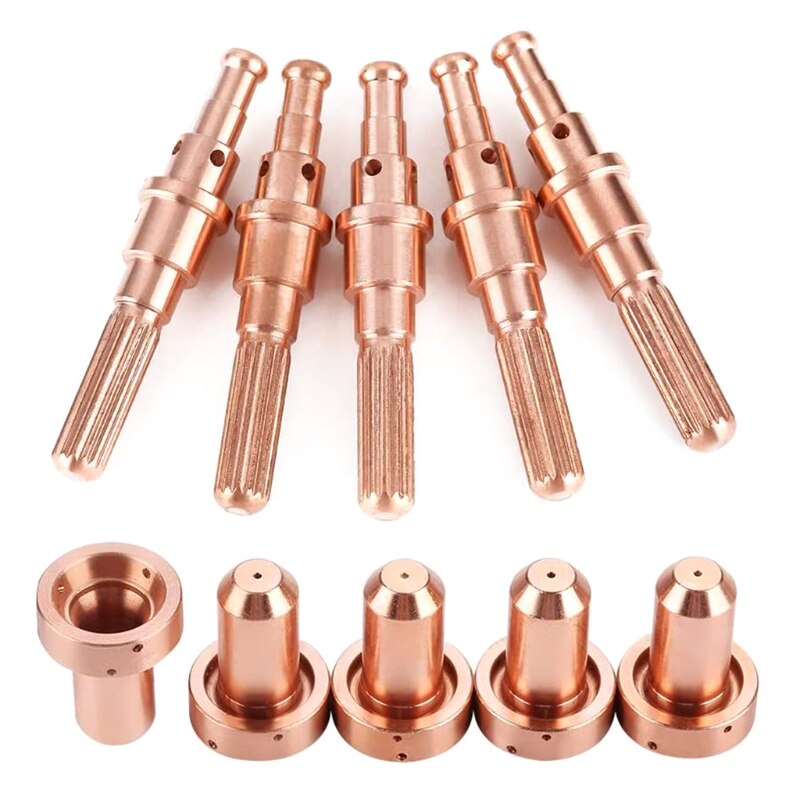 5pcs 9-8215 Electrode + 5 pcs 9-8210 Nozzle Tips Kit for Thermal Dynamics SL60/100 Plasma Cutting Torch
