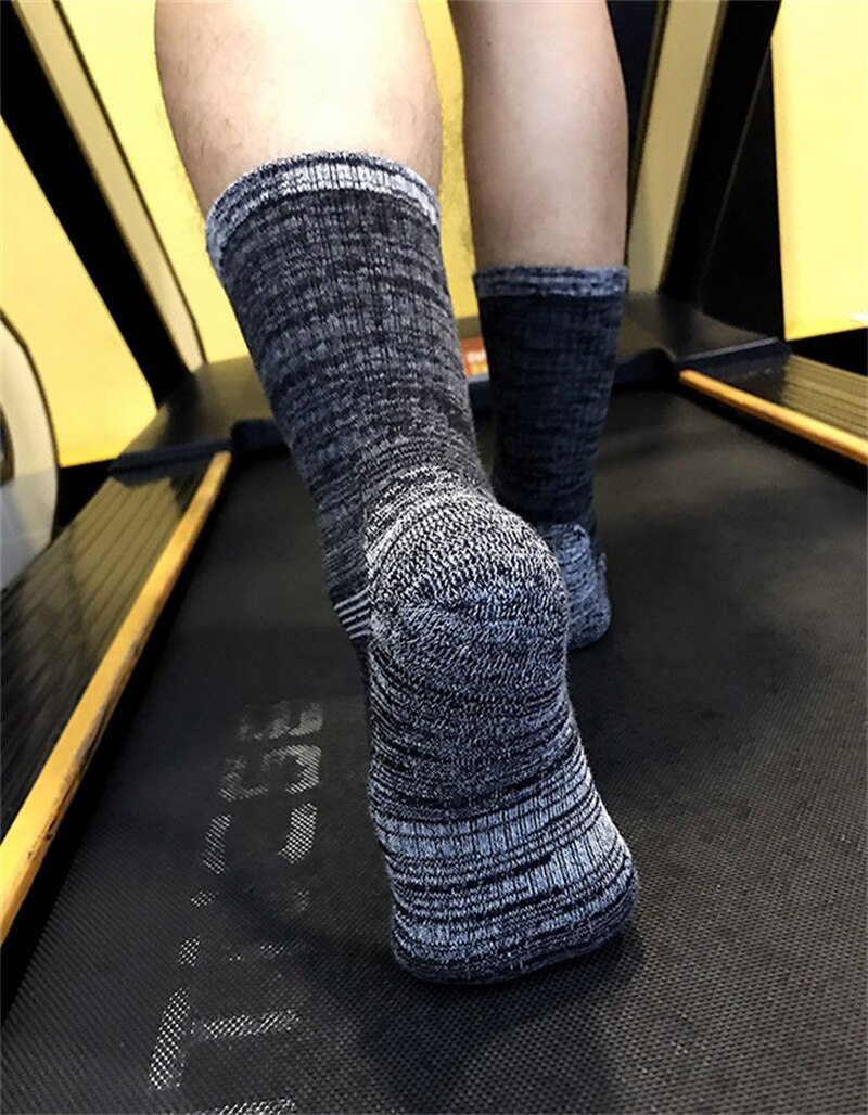 2 Paare Socken Nahtlose Thermische Verdicken draussen Sport Socken Fahrrad Schuhe Wolle Haufen Männer Schlafen Socken Für Männer EU 39-44 Meias