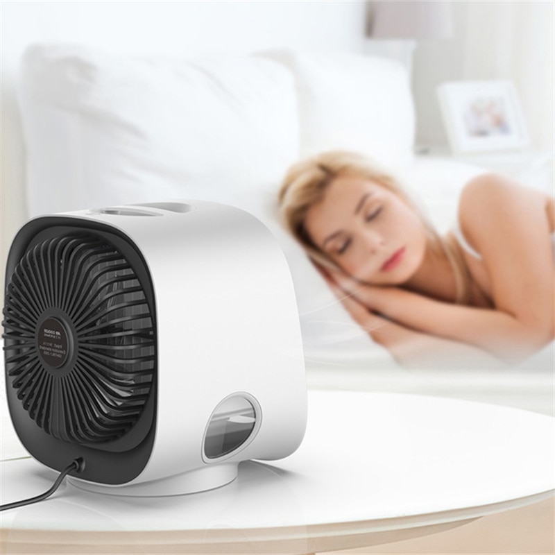 Bærbart klimaanlæg skrivebord luftkøler ventilatorer multifunktions luftfugter renser usb desktop luftkøler ventilator med vandtank hjem