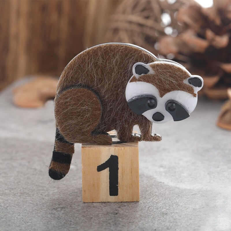 Blucome Lebendige Cute Waschbär Bär Broschen Acryl Metall Leder Tier Brosche Hemd Kragen Revers Abzeichen Für Junge Mädchen Kinder: Default Title
