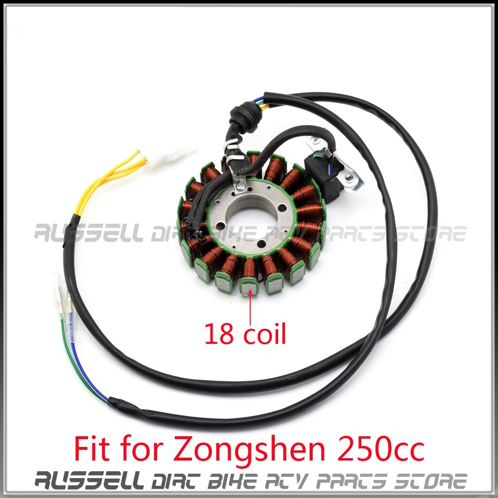 Lf 18 coil pole stator magneto motor til lifan zongshen 250cc atv quad buggy go karts