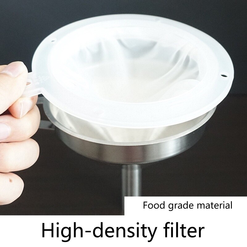 Reusable Food Strainer Fine Mesh Nylon Cold Brew Coffee Filter Almond Milk Bags GXMA