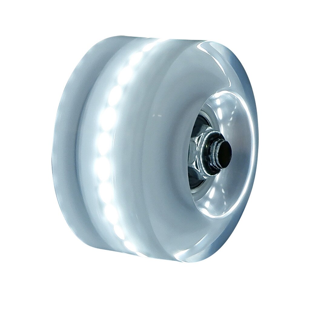 dauerhaft Leucht Licht hoch Quad Rollschuh Räder Lagerbier Installiert Pop-Quad Blinkende Rolle Rolle Klinge Ersatz # p4