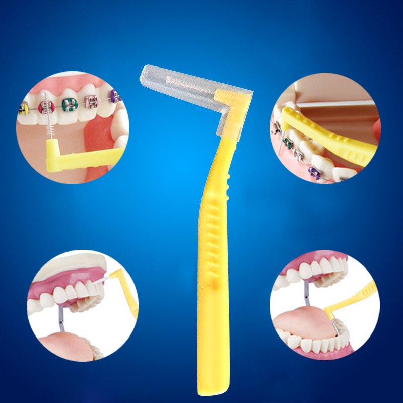 5 stk/æske 7 -forms push-pull interdental børste mundpleje tandblegning tandblegning ortodontisk tandstikker tandbørste