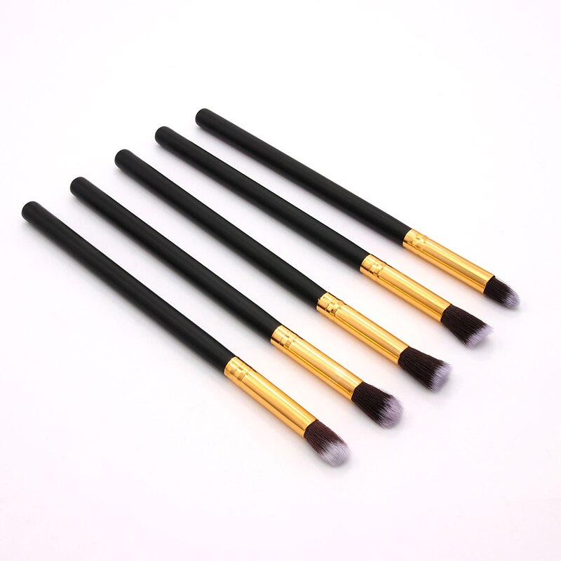 Makeup børster sæt 1-20 stk/parti øjenskygge blendende eyeliner øjenvipper øjenbryn make up børster bløde øjenskygge børster: T -5 stk