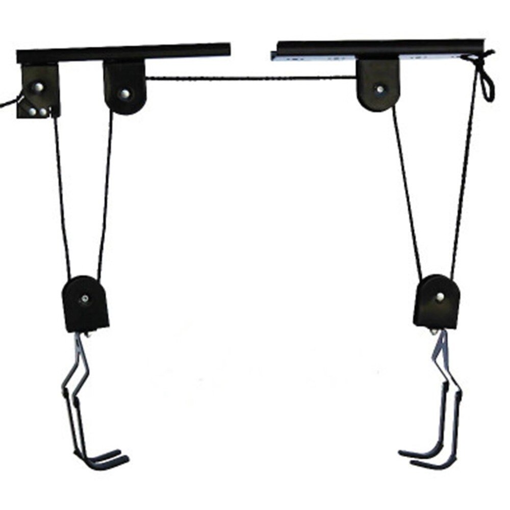 Multifunction Kayak Hoist Pulley System BikeS Lift Display Hanger Hook Garage Ceiling Storage Rack Hanger with Free Rope