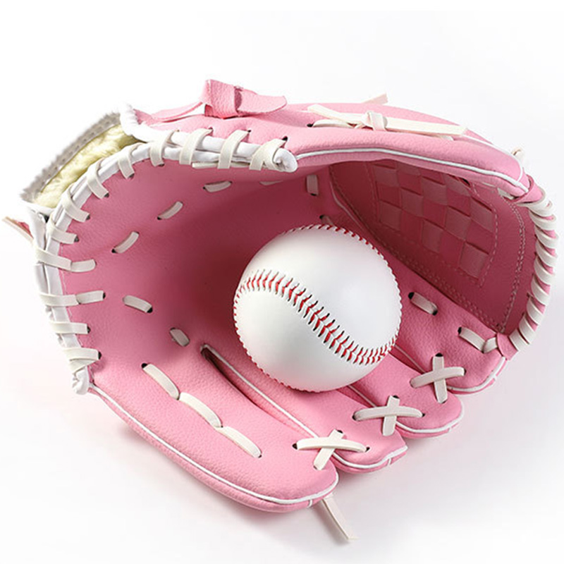 Outdoor Sport Twee Kleuren Honkbal Handschoen Softbal Praktijk Apparatuur Grootte 11.5/12.5 Linkerhand Voor Volwassen Man Vrouw Baseball handschoen