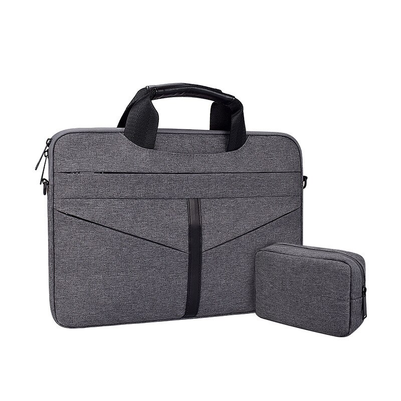 Tragbare Computer Blase Tasche Notebook Schulter Tasche Leder Laptop Tasche Seite Tasche für Männer Business Tasche Sac Bandouliere Homme