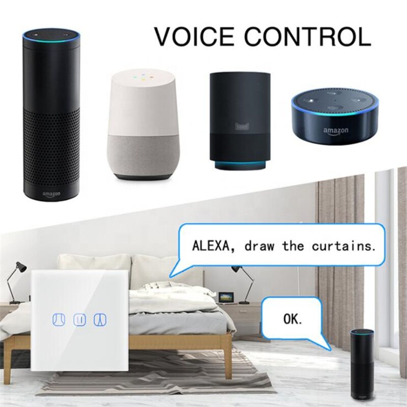 EU Tuya Alxea Smart Home Wifi Curtain Garage Doors Motor Switch