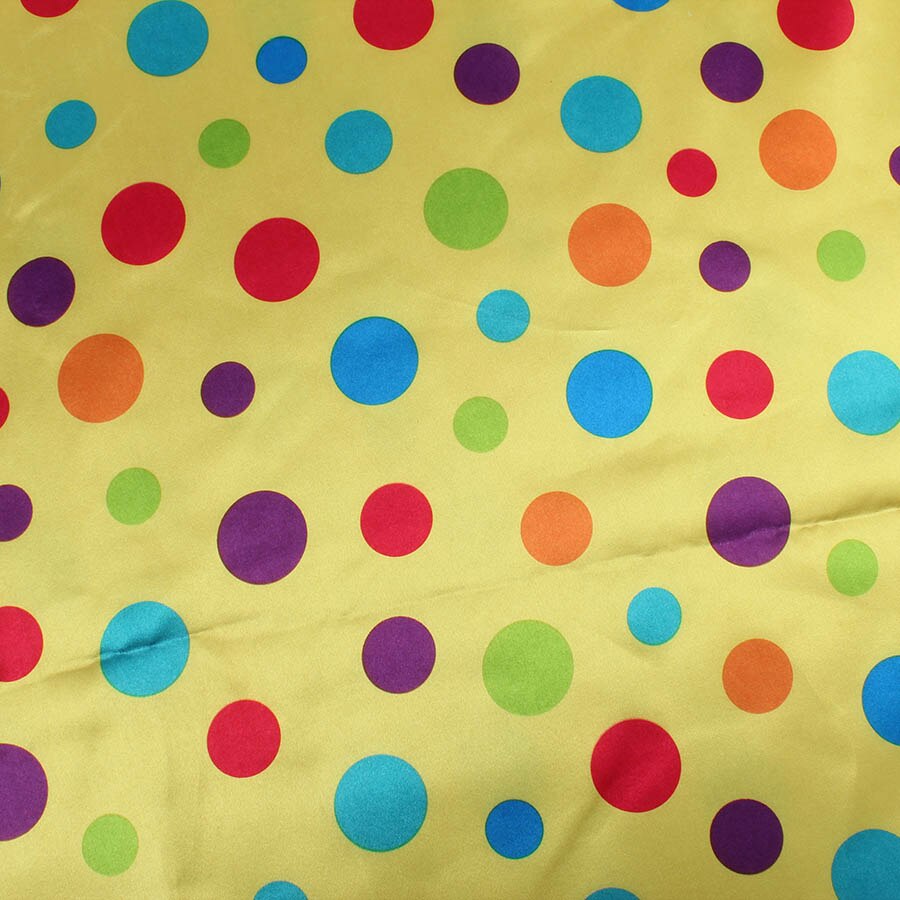 Clown Costume making Satin Fabric Stage Clothes 148cm By Meter Dots Stripes: Dots