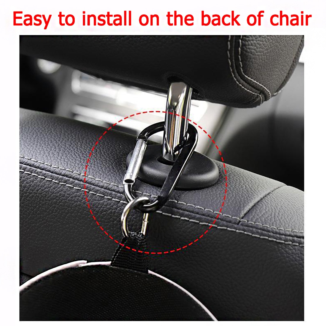 Sac poubelle à nœud papillon pour voiture, mignon, pour siège arrière, appui-tête, Mini sortie automatique, organiseur de ventilation, sac poubelle, boîte de rangement, seau