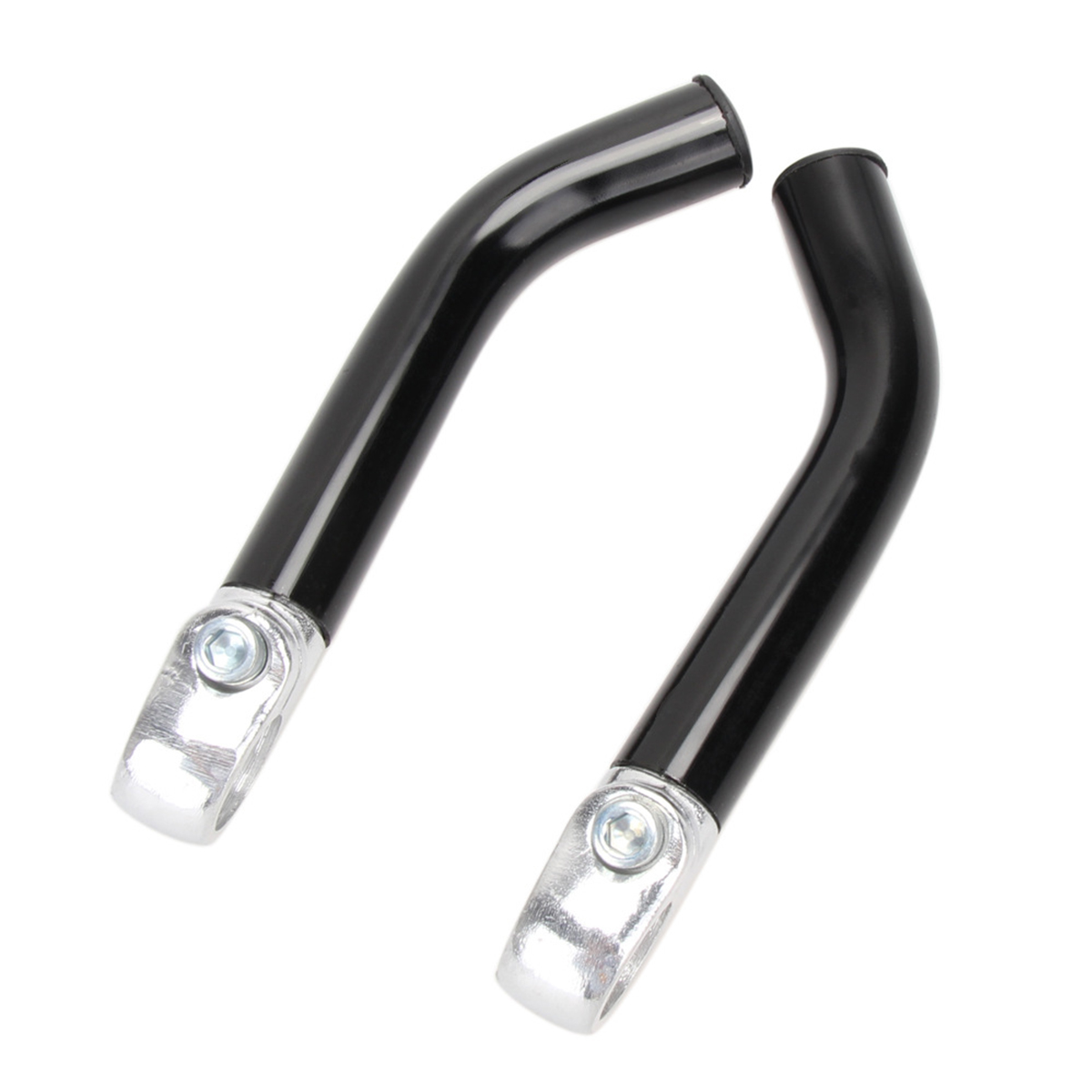 Adjustable Bike Grip Bar End Handle Auxiliary Riding Horn Rest Handlebars Cycling MTB Road Bicycle Metal Accessories: WHITE