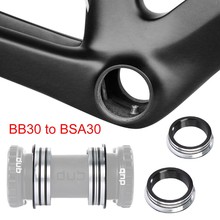 Bicycle Bottom Bracket Conversion Adapter BB30 To BSA Converter 42mm Aluminum Alloy Turn Threaded Bottom Bracket Conversion Seat
