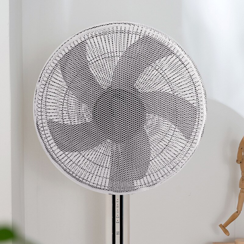 Fan Protection Cover Safety Cover Anti-gripper Protection Net Cover Fan Net Solid Modern Fan Cover: no lace / 45x23cm
