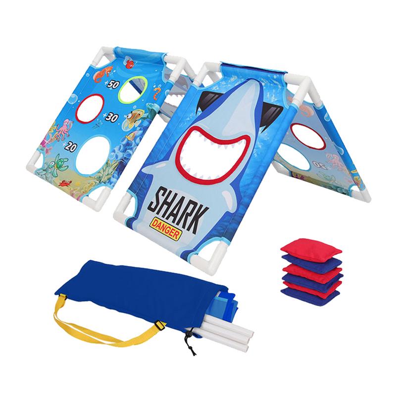 Spaß Sandsäcke Spiel einstellen Sport Sandsack Bord 1 einstellen Cornhole Bretter Mit 6 Bohne Taschen freundlicher Sport Spielzeug Werfen Spiel mit Eltern