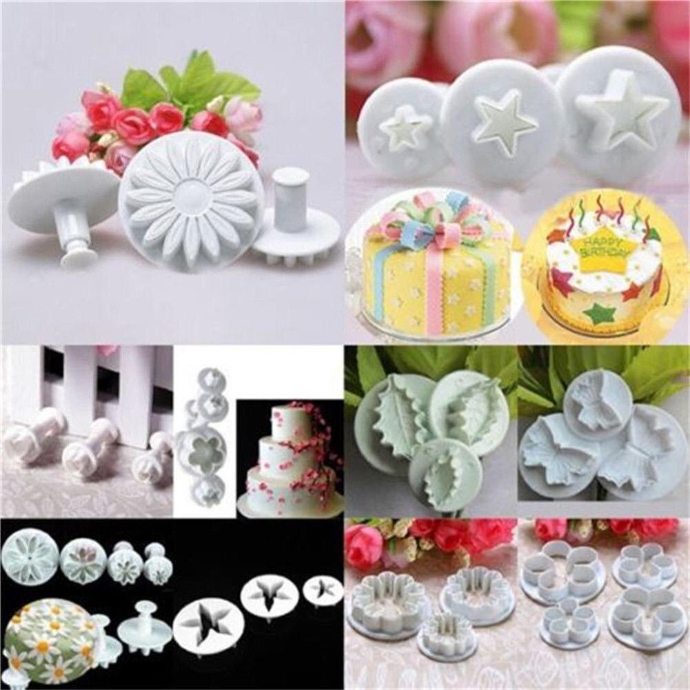 10 Stks/set Bakken Set Cakevorm Set Bloem Cake Decorating Mould Keuken Molding Bakvormen Voor Cookie Maken Gereedschap Bakken Kit e1K1