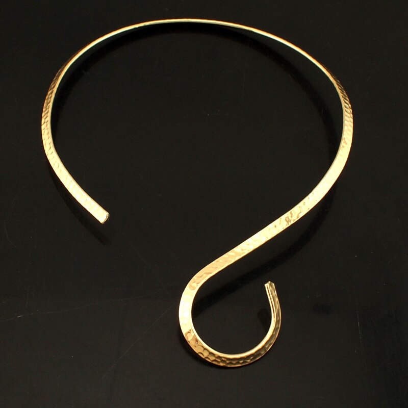 Manilai grande moda punk gargantilha colares maxi jóias de metal torques gargantilha gargantilha gargantilha colar de babador feminino colares collier femme