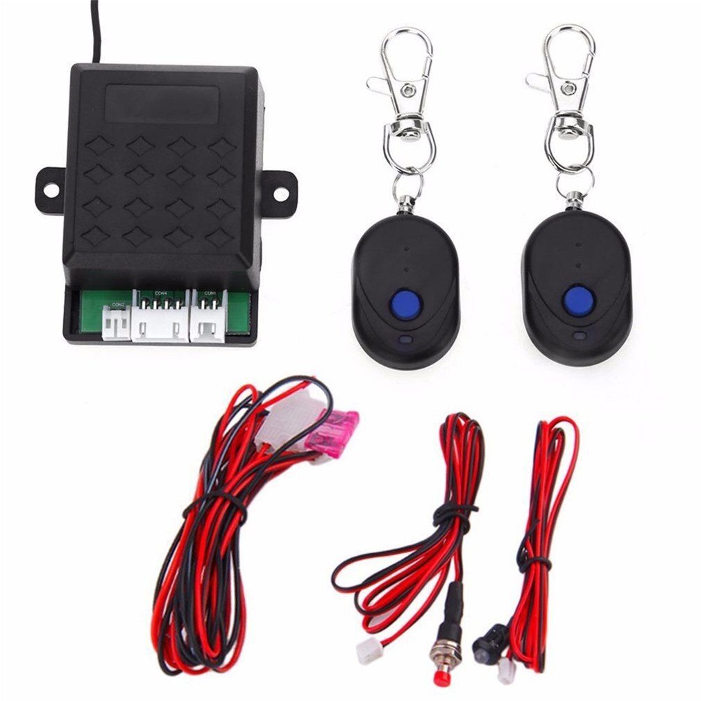 Auto Motor Startonderbreker Anti-Diefstal Apparaat Intelligente Identificatie Met Noodstop Schakelaar & Led Status Indicator