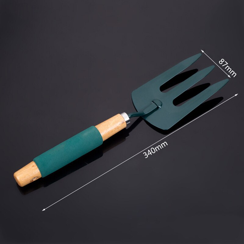 6pcs Metal Rake Gardening Tools Set with Sponge Wooden Handle Gardening Supplies --M25