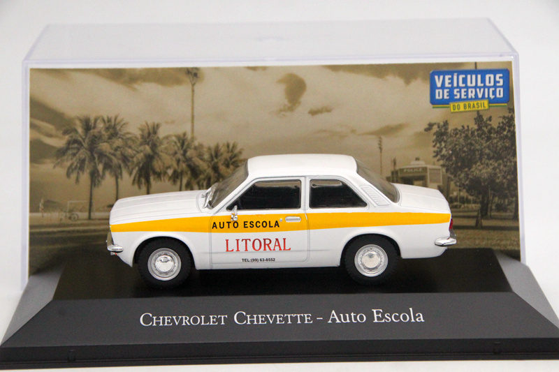 IXO 1:43 FOR Chevrolet Luxe Kadett Hatch Vectra GP Corsa Marajo Kadett Omega Monza Classic Prisma Ipanema Toys Car Diecast Model: Chevette Escola